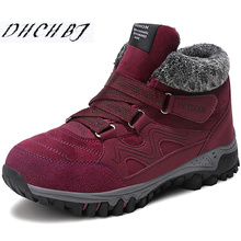 Women's Boots 2018 Fashion Warm Winter Boots Women New Round Toe Feet Women Casual Shoes Size 35-42 2024 - buy cheap