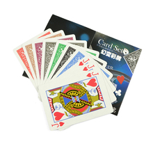 Красочные карты фокусы, магия трюк игрушки Детская Закрытая Обувь На Шнуровке Удобная Веселая магия карты 2024 - купить недорого