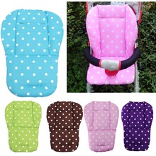 Dot Baby Stroller Seat Cushion Pushchair Pram Car Soft Mattresses Baby Carriages Seat Cotton Pad Stroller Mat Accessory 2024 - buy cheap