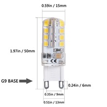Светодиодсветодиодный лампочка G9, цоколь G9, 32 светодисветильник да, лампочка 3 Вт, 360 градусов, галогенная трековая лампочка, светодиодные лампочки, кварцевые лампы для люстры 2024 - купить недорого