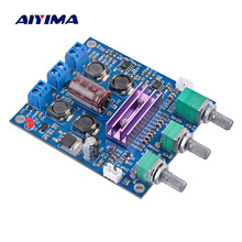 Aiyima 50w * 2 tpa3116 placa amplificadora de potência digital hifi 2.0 canal duplo estéreo placa amplificador de áudio 2024 - compre barato