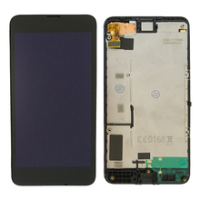 For Nokia Lumia 630 N630 RM-976 RM-977 RM-978 RM-979 LCD Display Display Touch Screen Digitizer with Frame with Battery Cover wi 2024 - buy cheap