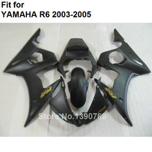 Mais vendido kit carenagem da motocicleta para yamaha yzfr6 2003 2004 2005 carenagens pretas definir yzf r6 03 04 05 bc67 2024 - compre barato