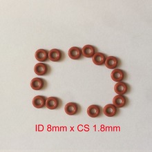 ID 8mm x CS 1.8mm  o-ring rubber silicone o ring sealing washers 2024 - buy cheap