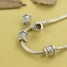 25 pcs round Alloy Bead DIY European flower big hole Beads Fits Charm Bracelets Necklaces Pendants making 18170 2024 - buy cheap