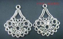 OMH wholesale jewelry Free shipping 10pcs tibetan silver pendants earring connectors Drop Earrings 33x28mm  EH329 2024 - buy cheap