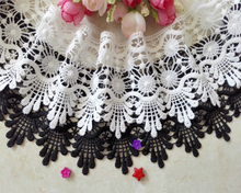 9cm Wide Good Quality Fine Water Soluble Embroidery Lace DIY Children's Clothing Skirt Wedding Bra Edge Sewing Accessories 2024 - buy cheap