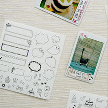 6 pcs/lot diy planner decorative sticker Black Line paper sticker  scrapbooking diary kawaii stationery 2024 - buy cheap