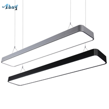 Modern Led Office Pendant Lights Rectangular Hanging Wire Lamps Study Kitchen Corner Garage Basement Farm Lighting Fixtures 2024 - buy cheap