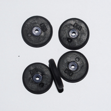 10/100pcs 2x18mm rubber wheels dron rc car plane robot kids toys for boys diy baby accessories montessori  juguetes nero WRY182A 2024 - buy cheap