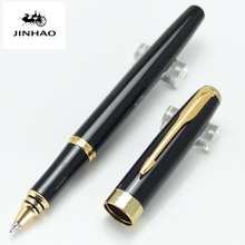 Baoer 388 черная пульсация международный стандарт роликовая шариковая ручка Золотая отделка стрела Клип 2024 - купить недорого