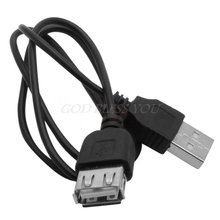 Черный USB 2,0 Мужской к женскому Удлинительный кабель Новый 2024 - купить недорого