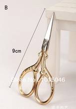 Tailor scissor ZAKKA European Retro gold classic Craft cross stitch handicraft DIY Tool Vintage Antique  Stainless Steel Sewing 2024 - buy cheap