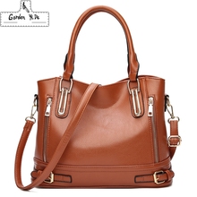 Women Messenger Bags Large Size Female Casual Tote Bag Solid Leather Handbag Shoulder Bag Famous Brand Bolsa Feminina 2024 - buy cheap