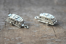 10pcs-- Camper Trailer Charms  Antique Tibetan silver  Camper Trailer Charms  pendants ,DIY Supplies 23mm x 6mm 2024 - buy cheap