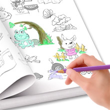 Conjunto de livros para colorir com desenho de animais, frutas, vegetais e plantas, 6000, livro de desenho para crianças 2024 - compre barato