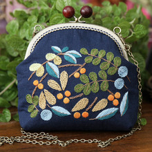 DIY Embroidery kit Flowers Chain Bag Handbag Needlework Cross Stitch Set Handmade Purse Wallet Sewing Arts Craft Friend Gifts 2024 - buy cheap