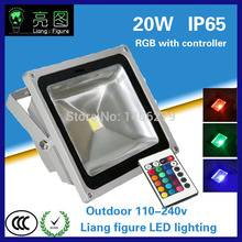 20w RGB Waterproof Outdoor led Floodlight IP65 LED Outdoor Lighting Lamp LED Spotlight for square hotel 2024 - buy cheap