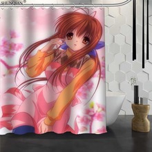 New Clannad Shower Curtain Waterproof Fabric Bath Curtain Polyester Fabric Bathroom Curtain 180X200cm150X180cm 2024 - buy cheap