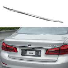 Fit For BMW 5 Series G30 2017 2018 Rear Trunk Lid Tailgate Molding Trim Chrome 2024 - buy cheap