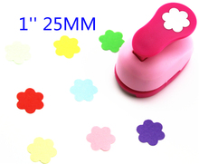 free ship 1'' flower paper cutter scrapbooking punches paper punch eva foam punch child diy craft punch scrapbookS293718 2024 - buy cheap