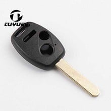 2+1 Panic Buttons Fob Remote Key Shell Case Fit For Honda CR-V Pilot Ridgeline Fit 3 Buttons 2024 - buy cheap