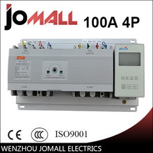 New type 100A 4 poles 3 phase automatic transfer switch ats with English controller 2024 - купить недорого