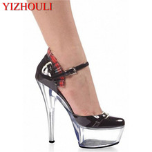 New fashion sexy 15 cm cm super slim documentary shoes Clubs appeal low shoes for women's shoes 2024 - buy cheap