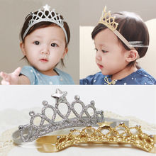 Citgeett bonito crianças bebê menina da criança coroa faixa de cabelo headwear bandana acessórios ss 2024 - compre barato