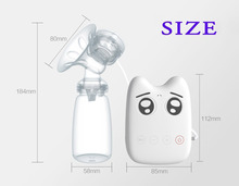 Настоящее bubee мощный Интеллектуальный USB Электрический молокоотсос BPA Free Автоматическая массаж молокоотсос для мамочек маленьких Грудное Кормление 2024 - купить недорого