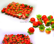 Special 30pcs Fake Little Red Tomatoes Artificial Tomato Fruit Faux Food House Kitchen Party Decor 2024 - buy cheap
