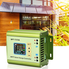 Controlador de carga de Panel Solar MPT-7210A con pantalla LCD, Panel de aleación de aluminio, MPPT 2024 - compra barato