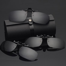 Classic Shape Polarized Clip On Sunglasses Driving Night Vision Lens Anti-UVA Anti-UVB Cycling Riding Glasses Clips 2024 - buy cheap
