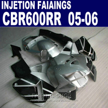 CBR600RR 05 2005 Fairings For HONDA ( silver black ) cbr-600rr 06 2006 Injection Fairing kit 100%fit l120 2024 - buy cheap
