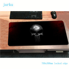 Punisher skull mousepad gel 700x300x3mm gaming mouse pad gamer mouse mat Customized pad keyboard computer padmouse laptop mats 2024 - buy cheap