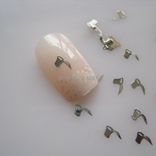 Adesivo de metal para decoração de unhas, adesivo não-adesivo para decoração de unhas de aquário e constelação de prata com 100 peças 2024 - compre barato