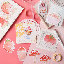 30pc/bag Sweet serie memo pad fruit paper post notes sticky notes notepad kawaii stationery papeleria school supplies kids gift 2024 - buy cheap