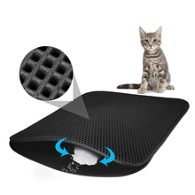 Waterproof Cat Litter Mat EVA Double Layer Cat Litter Trapping Pets Mat Pad Bottom Non-slip Pet Litter Cat Mat Floor 2024 - buy cheap