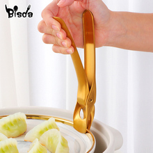 Aço inoxidável Suporte Da Placa Anti-Queimadura Clipe Casa Pan Gripper Braçadeira Braçadeira de Ajudante de Cozinha Utensílios de Cozinha Pratos À Prova de Calor 2024 - compre barato