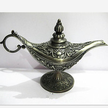 Estatua decorativa de fábrica, maceta de té rusa, artesanía especial árabe, tallado exquisito, lámpara mágica árabe, regalos para Festival 2024 - compra barato
