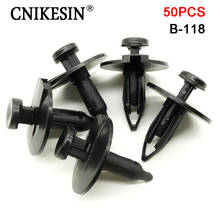 CNIKESIN 50PCS 9mm Nylon Push Type Automobile Fixing Clips Car Fender Bumper Cover Decoration Fastener for Ford Fiesta Mondeo 2024 - buy cheap