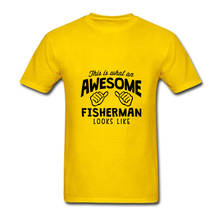 2018 WHAT AN AWESOME FISHERMAN LOOKS LIKE T-SHIRT Fishinger Funny Brand Designer Birthday Gift Trasher Printing T Shirt homme 2024 - buy cheap
