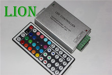 24A 44 keys IR remote control RGB led controller Plastic+Aluminum DC 12V-24V for 5050 / 3528 led strip Good stability 2024 - buy cheap