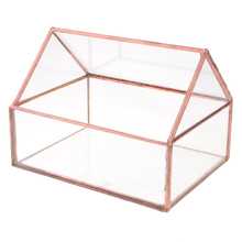 Casa de vidro terrário recipiente geométrico plantador caixa de cartão de casamento caixa de vela decoração de mesa 2024 - compre barato