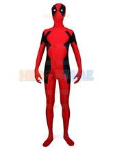 2015 Newest Style Spandex Deadpool Costume halloween cosplay fullbody adult Deadpool superhero costume zentai suit 2024 - buy cheap