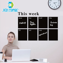 New PVC Removable This Weekly Planner Blackboard Stickers Environmentally Chalkboard Stickers Memo For Notes On The Wall Lousa 2024 - buy cheap