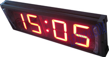 4-дюймовые красные часы и минуты, светодиодные часы и таймер обратного отсчета, Бесплатная доставка (HIT4-4R) 2024 - купить недорого