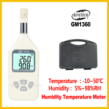 Handheld Digital Humidity Temperature Meter professional  Humidity -10~50C Temperature Meter Tester GM1360-BENETECH 2024 - buy cheap