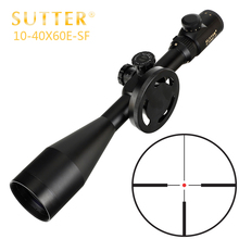 SUTTER 10-40x60E-SF Scopes Glass Etched Reticle Riflescope Red Illuminated Large Hand Wheel Lock Hunting Shooting Rifle Scope 2024 - buy cheap