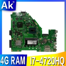 Akemy X550JK laptop motherboard For Asus X550JX X550JF X550JD X550JK X550J mainboard 4G-RAM I7-4720HQ/4710HQ GTX850M/4GB RAM 2024 - buy cheap